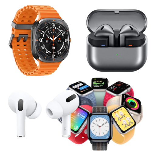 Passendes Zubehör: Kopfhörer, Watch usw.